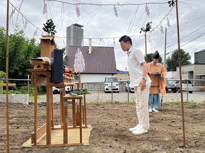 地鎮祭　玉串